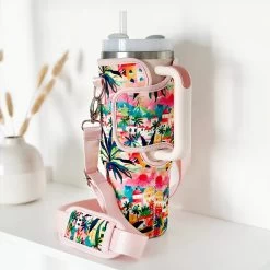 Portofino Pup Tumbler Carry Case By Coconut Lane -Cocopup London Portofino4