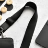 Bag Strap - Plain Black -Cocopup London black strap