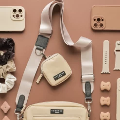 Bag Strap - Plain Nude -Cocopup London nude strap dog bag