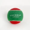 Tennis Ball - Red & Green -Cocopup London xmas1
